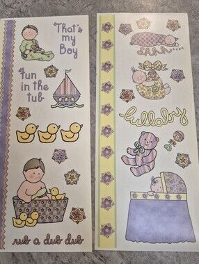 Vintage 2003 Baby Scrapbook Stickers